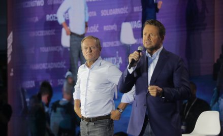 Donald Tusk i Rafał Trzaskowski