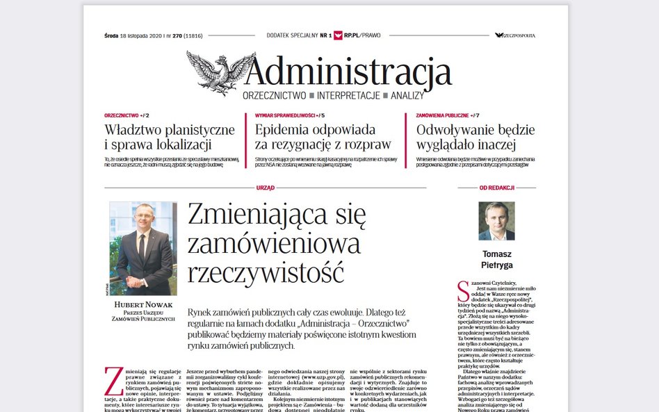 Nowy dodatek "Administracja"