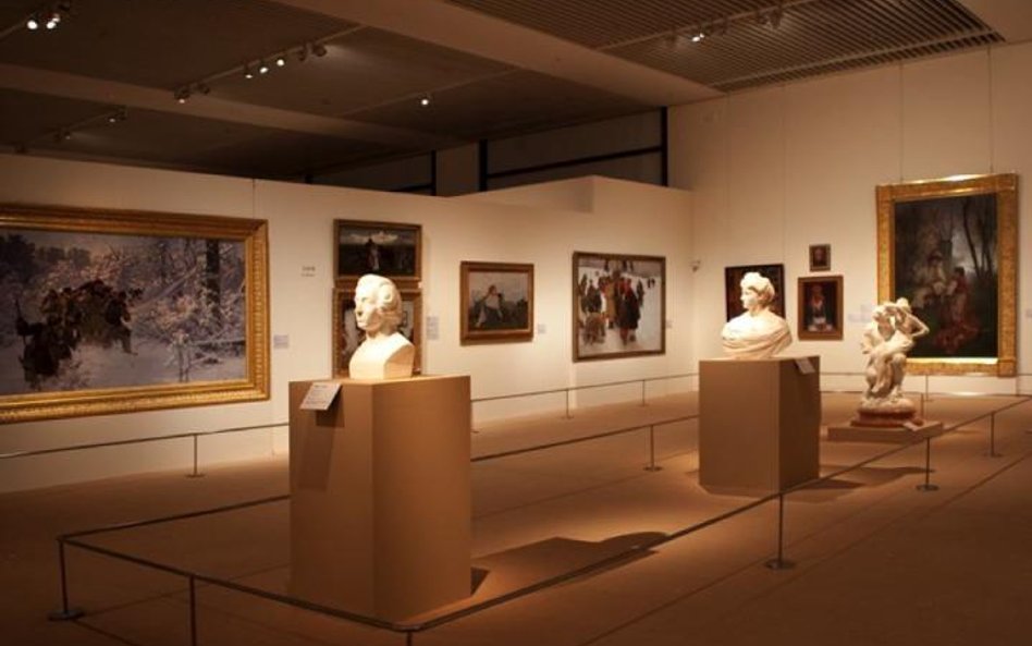 Muzeum Narodowe w Pekinie, jedna z sal ekspozycji naszej sztuki