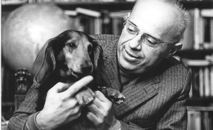 Stanisław Lem z Pegazem, 1970 r.
