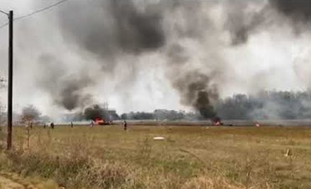 Katastrofa samolotu w Luizjanie. Zawadził o linie energetyczne