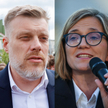 Magdalena Biejat na wiecu w Krakowie i Adrian Zandberg podczas spotkania z wyborcami w Częstochowie