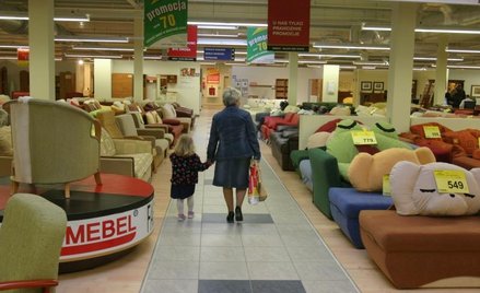 Meblarze na fali, ale niższej niż zwykle