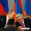 Prezydent Rosji Władimir Putin z prezydentem Armenii Serżem Sarkisjanem