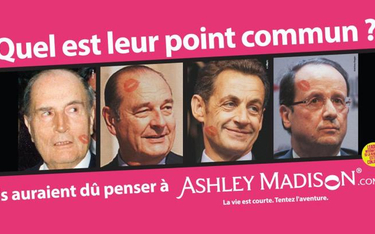 Każdy z ostatnich czterech prezydentów Francji miał romans nagłośniony przez media. Randkowy portal,