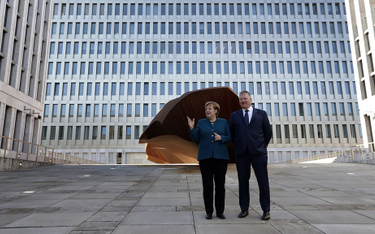 Angela Merkel i szef BND Bruno Karl