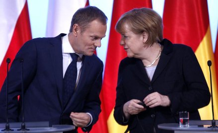 Donald Tusk i Angela Merkel