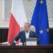 Premier Donald Tusk przed posiedzeniem rządu w KPRM w Warszawie