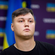 Maksym Kuzminow na zdjęciu z września 2023 r., kilkanaście dni po brawurowej ucieczce na Ukrainę.
