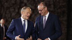 Donald Tusk i Friedrich Merz
