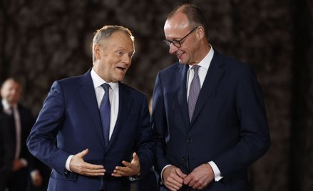 Donald Tusk i Friedrich Merz