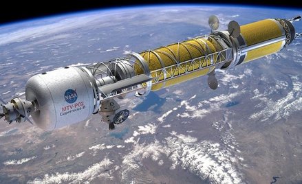 Rakietowy silnik nuklearny, gdzie źródłem napędu jest reaktor jądrowy może napędzać statki lecące na