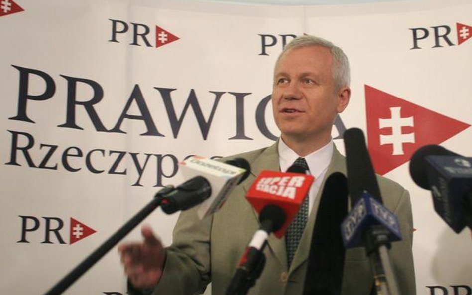 Marek Jurek - przewodniczący Prawicy Rzeczpospolitej