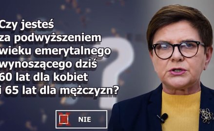 Beata Szydło i drugie pytanie zadawane przez PiS w referendum