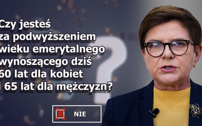 Beata Szydło i drugie pytanie zadawane przez PiS w referendum