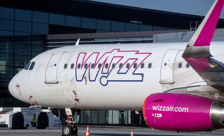 Samolot węgierskich linii lotniczych Wizz Air