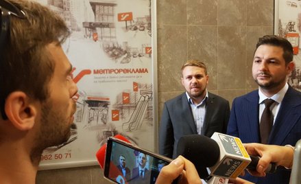 Patryk Jaki rozmawia z aktywistą miejskim z Sofii