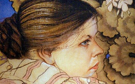 Portret żony z gerania­mi, 1905