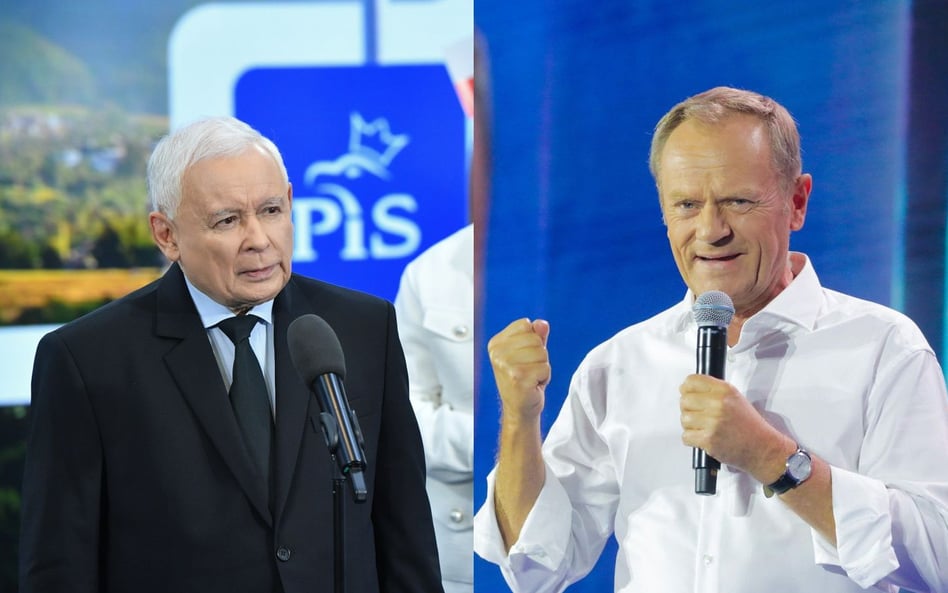 Jarosław Kaczyński i Donald Tusk