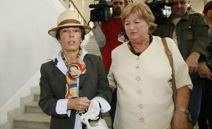 Mirosława Masłowska z doradcą prezydenta Nelly Rokitą