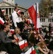 17 kwietnia 2010 roku Polacy oglądali na Trafalgar Square transmisję pogrzebu Lecha i Marii Kaczyńsk