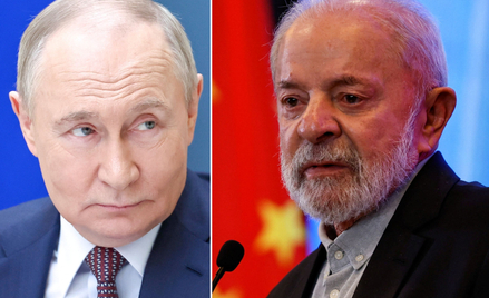 Władimir Putin i Luiz Inácio Lula da Silva