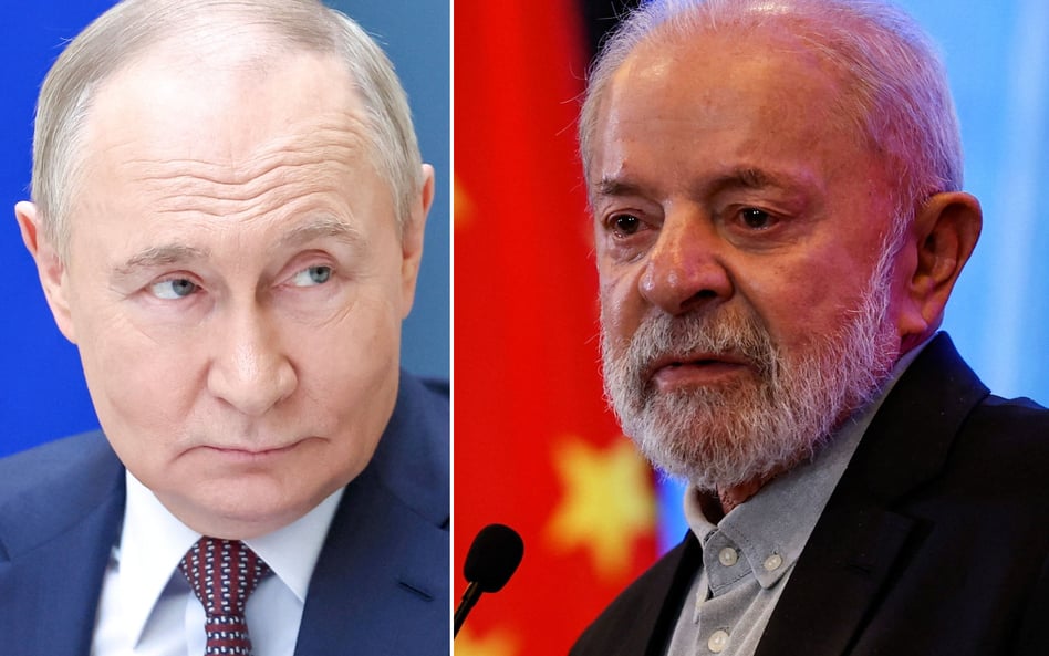 Władimir Putin i Luiz Inácio Lula da Silva