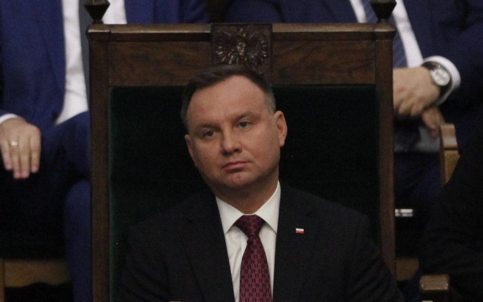 Prezydent Andrzej Duda w Sejmie