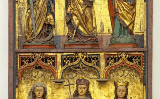 Gotyckie skrzydło ołtarzowe