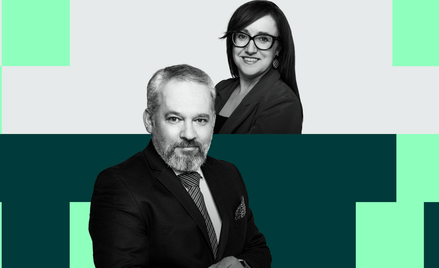 Michał Szułdrzyński, redaktor naczelny „Rzeczpospolitej” oraz Aleksandra Ptak-Iglewska, dziennikarka