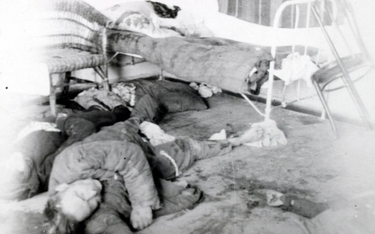 Ofiary rzezi dokonanej przez UPA. Maciejów na Wołyniu, luty 1944 r.