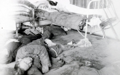 Ofiary rzezi dokonanej przez UPA. Maciejów na Wołyniu, luty 1944 r.