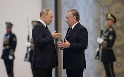 Prezydenci Rosji i Uzbekistanu Władimir Putin i Szawkat Mirzijojew trzy miesiące temu na spotkaniu w