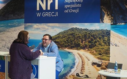 Marcin Pietrzyk, szef rezydentów Grecosa i autor subiektywnego przewodnika po Grecji zawsze chętnie 