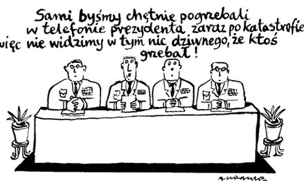 Komentarz rysunkowy. Telefon prezydenta