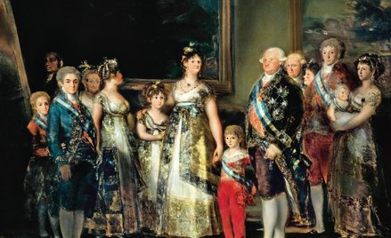 Król Karol IV Burbon z rodziną, mal. Francisco Goya, ok. 1800 r.