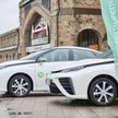 Napędzane wodorem Toyoty Mirai w Hamburgu