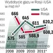 Najwięcej gazu płynie z USA