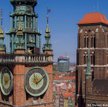 Wieża ratusza w Gdańsku to miejsce, skąd widać także bazylikę mariacką.