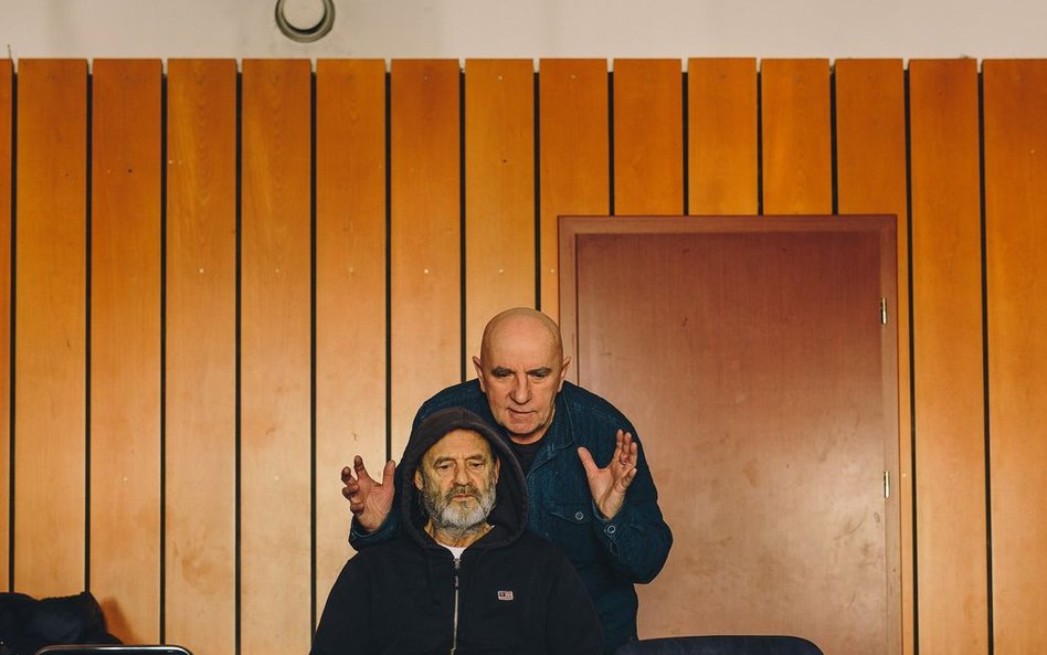 „Policja” Sławomira Mrożka – próba czytana w Teatrze Nowym w Łodzi.