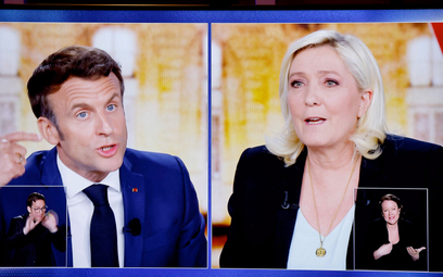 Środowa debata Macrona z Le Pen nie zmieniła sondaży