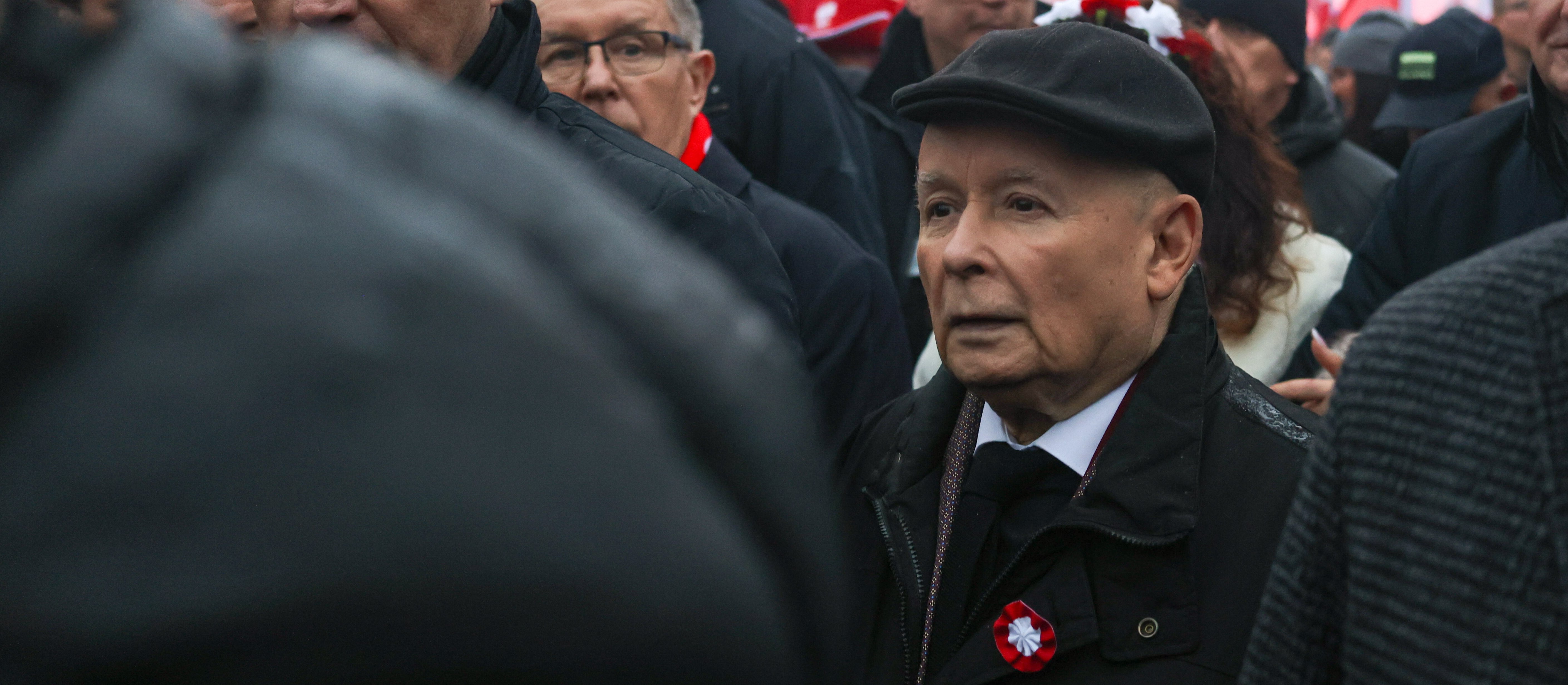 Jarosław Kaczyński wziął udział w Marszu Niepodległości. Marcin Mastalerek: Jest niewiarygodny