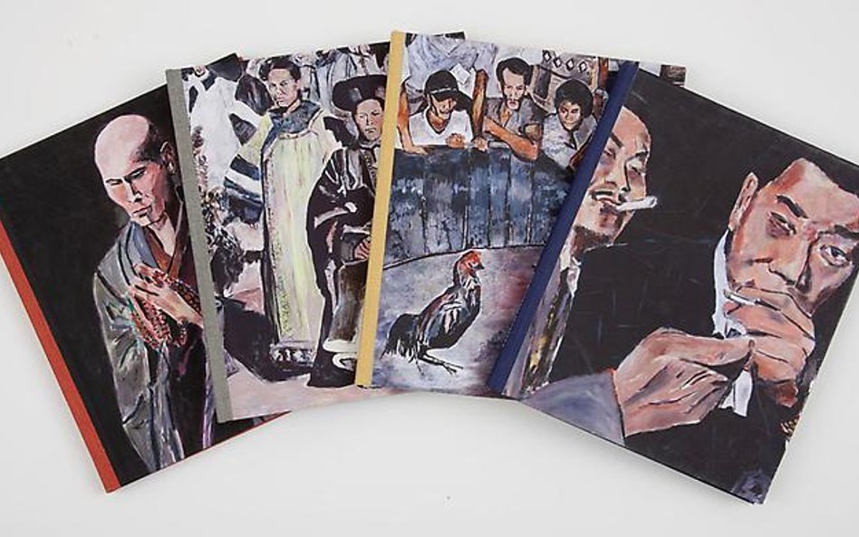 BOB DYLAN: The Asia Series Catalogue; All four covers; źródło www.gagosian.com