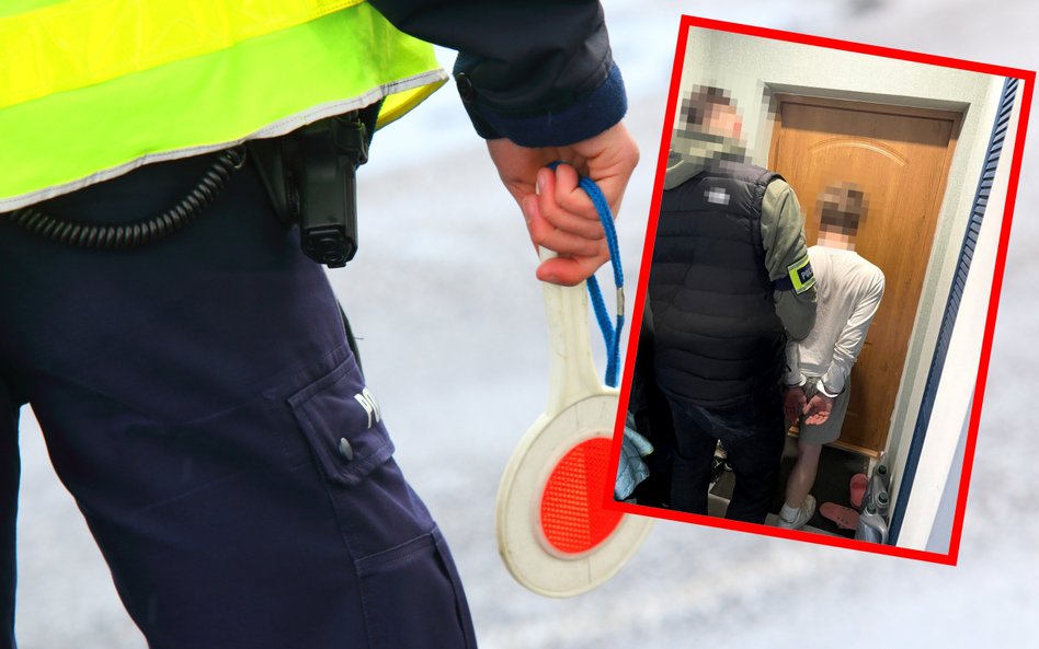 17-letni motocyklista został zatrzymany przez piaseczyńskich policjantów po tym, jak uciekał przed k
