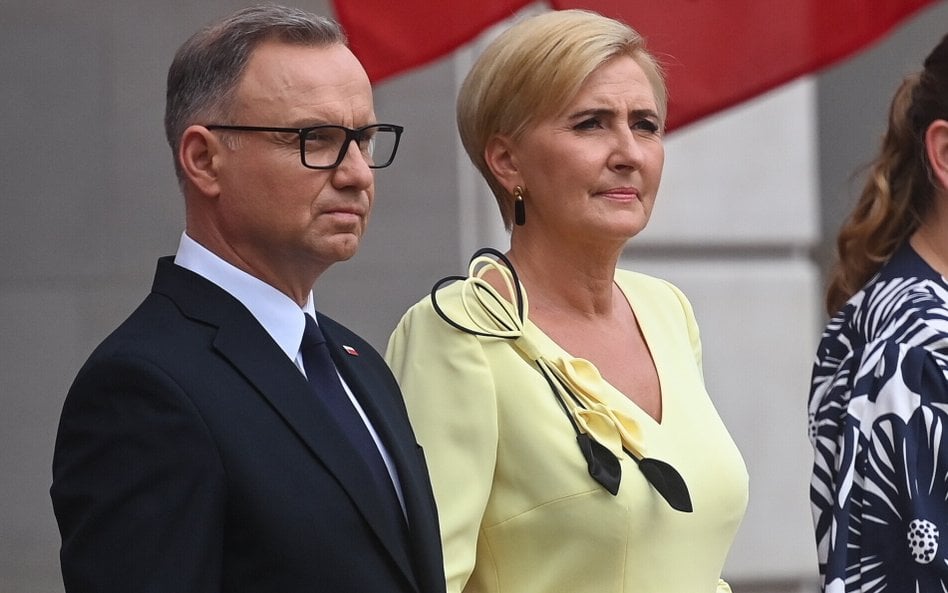Andrzej Duda i Agata Kornhauser-Duda