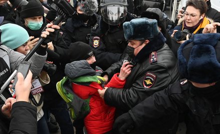 Protesty w Rosji: Zatrzymano ponad 2000 osób. Wśród nich żona Nawalnego