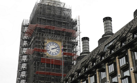 Słynny Big Ben akurat w remoncie