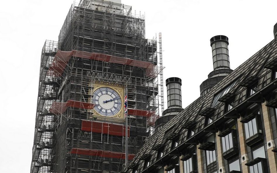 Słynny Big Ben akurat w remoncie