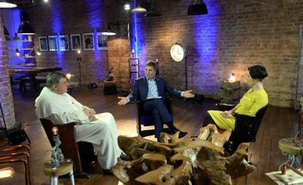 Na zdjęciu od lewej: Ojciec Maciej Zięba, moderujący dyskusję Marek Zając i publicystka Karolina Wig