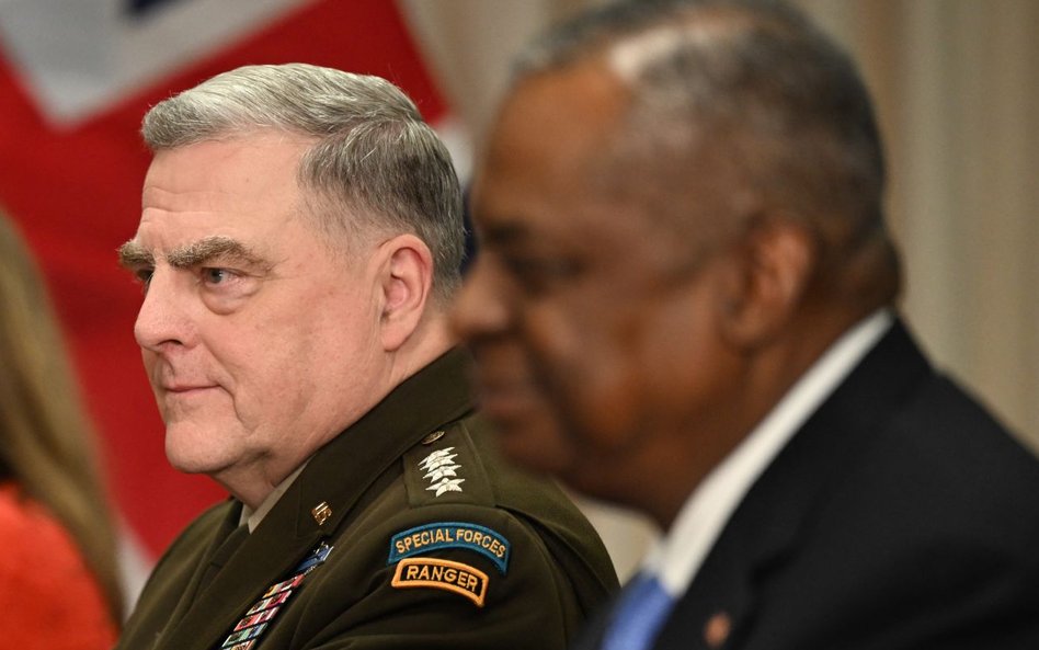 Gen. Mark Milley i sekretarz obrony Lloyd Austin